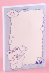 GIẤY NHỚ CHỦ ĐỀ ĐÔI BẠN DỄ THƯƠNG BEAR AND BUNNY T-CRAFT