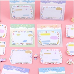 COMBO 4 SET GIẤY NHỚ PHONG CÁCH HOẠT HÌNH XINH XẮN T.CRAFT HOUSE