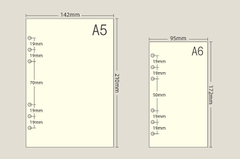 GIẤY REFILL SỔ BÌA CÒNG A6 DỄ XƯƠNG T.CRAFT HOUSE (KHÔNG BAO GỒM CÒNG)