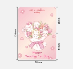 THIỆP IN MINI CHỦ ĐỀ NGÀY NHÀ GIÁO VIỆT NAM T.CRAFT HOUSE (KHÔNG BAO GỒM BAO THƯ)