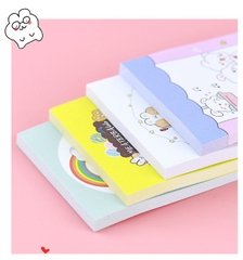GIẤY NHỚ ĐỦ MÀU CÙNG HỌA TIẾT SẶC SỠ SIÊU DỄ THƯƠNG CUTE HỘT ME T-CRAFT ^^