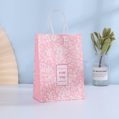 TÚI GIẤY ĐỰNG QUÀ TẶNG HÀN QUỐC HỌA TIẾT BÔNG HOA XINH XẮN “FOR YOU” T.CRAFT HOUSE