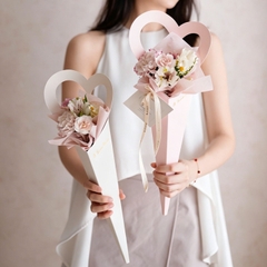 SET 5 TÚI ĐỰNG HOA ỐC QUẾ TRÁI TIM STYLE HÀN QUỐC – QUÀ TẶNG THIẾT KẾ ĐỘC ĐÁO T.CRAFT HOUSE