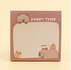 GIẤY NHỚ/ GIẤY GHI CHÚ CHỦ ĐỀ CAPYBARA SIÊU YÊU T.CRAFT HOUSE