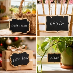 BẢNG ĐEN 2 MẶT NHỎ GỌN TREO TRANG TRÍ SIÊU XINH T.CRAFT HOUSE