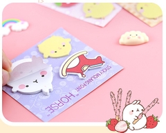 COMBO GIẤY NOTE STICKY MOLANG POINT SIÊU DỄ THƯƠNG CUTE HỘT ME T-CRAFT ^^