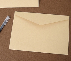 SET 5 BAO THƯ KRAFT TRƠN MÀU VINTAGE PHONG CÁCH RETRO CHẤT LƯỢNG CAO T.CRAFT HOUSE