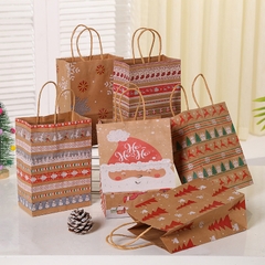 TÚI GIẤY ĐỰNG QUÀ KÍCH THƯỚC 27x21x11CM HỌA TIẾT GIÁNG SINH SINH ĐỘNG VÀ DỄ THƯƠNG T.CRAFT HOUSE - MẪU 4