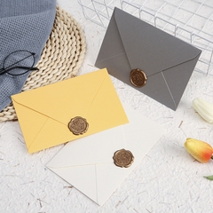 SET 5 BAO THƯ ÁNH KIM 250GSM KÍCH THƯỚC 11x16cm T.CRAFT HOUSE (KHÔNG BAO GỒM CON DẤU SÁP)