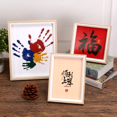 KHUNG ẢNH GỖ VIỀN TRẮNG MẶT MICA LÀM TRANH DECOR TRANG TRÍ ĐỂ BÀN T.CRAFT HOUSE-NVLG
