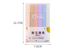 BÚT HIGHLIGHT DẠ QUANG ĐÁNH DẤU TRANG TRÍ MÀU PASTEL T.CRAFT HOUSE