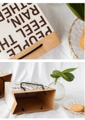 TÚI GIẤY IN CHỮ CÓ QUAI ĐỰNG QUÀ CAO CẤP DÀY DẶN T.CRAFT HOUSE
