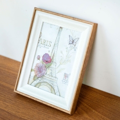 KHUNG ẢNH GỖ VIỀN MÀU MẶT MICA LÀM TRANH DECOR TRANG TRÍ ĐỂ BÀN T.CRAFT HOUSE-NVLG