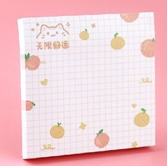 GIẤY NHỚ HÌNH VUÔNG CHỦ ĐỀ TRÁI CÂY ĐANG DẠNG, MÀU SẮC T-CRAFT  ^^