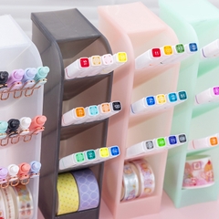 KỆ ĐỰNG 4 TẦNG ĐỂ BÀN TIỆN DỤNG ĐỰNG BÚT, MỸ PHẨM CUTE