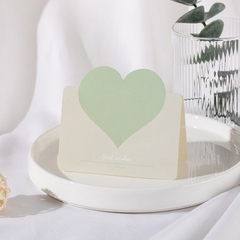 THIỆP IN MINI TRÁI TIM ĐƠN GIẢN VÀ NHIỀU MÀU SẮC T.CRAFT HOUSE (KHÔNG BAO GỒM BAO THƯ) - MẪU 2