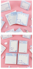 GIẤY NHỚ CHỦ ĐỀ ĐÔI BẠN DỄ THƯƠNG BEAR AND BUNNY T-CRAFT