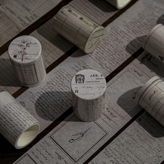 CUỘN BĂNG DÍNH PHONG CÁCH WASHI RETRO PAPER TAPE TRANG TRÍ SỔ, LƯU BÚT T-CRAFT ^^