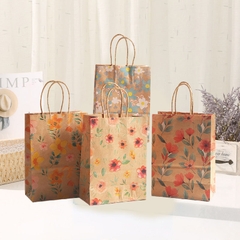 TÚI GIẤY ĐỰNG QUÀ HỌA TIẾT HOA PHONG CÁCH VINTAGE T.CRAFT HOUSE