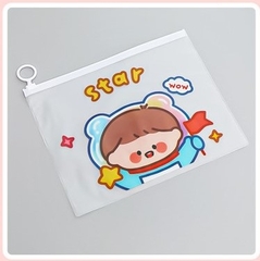 TÚI ĐỰNG BÚT CHẤT LIỆU NHỰA TRONG SUỐT CHỐNG THẤM NƯỚC DÀNH CHO HỌC SINH T-CRAFT ^^