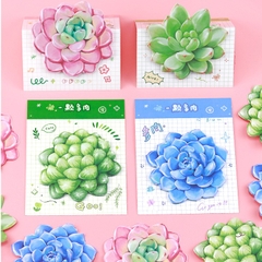 COMBO 4 SET GIẤY NHỚ HÌNH HOA XINH XẮN PHONG CÁCH RETRO T.CRAFT HOUSE
