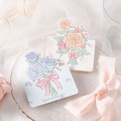 THIỆP IN MINI DỄ THƯƠNG CHỦ ĐỀ "NHỮNG BÔNG HOA RỰC RỠ" T.CRAFT HOUSE (KHÔNG GỒM BAO THƯ) - MẪU 1