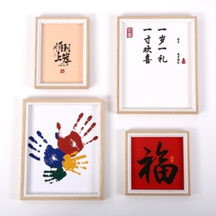 KHUNG ẢNH GỖ VIỀN TRẮNG MẶT MICA LÀM TRANH DECOR TRANG TRÍ ĐỂ BÀN T.CRAFT HOUSE-NVLG
