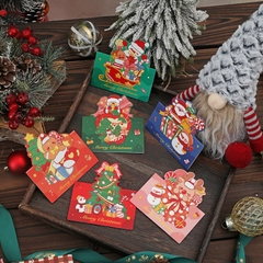THIỆP IN MINI CHỦ ĐỀ GIÁNG SINH DỄ THƯƠNG VÀ ĐẦY MÀU SẮC T.CRAFT HOUSE - MẪU 3