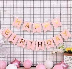 DÂY CHỮ HAPPY BIRTHDAY ĐUÔI CÁ TRANG TRÍ SINH NHẬT