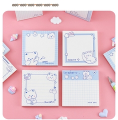 GIẤY NHỚ CHỦ ĐỀ ĐÔI BẠN DỄ THƯƠNG BEAR AND BUNNY T-CRAFT