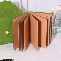 ALBUM ẢNH VẢI NỈ DIY DANG GẤP TỰ TRANG TRÍ HÌNH HÌNH BÀN CHÂN SIÊU CUTE T.CRAFT HOUSE