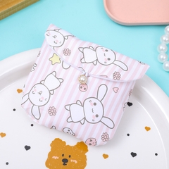 TÚI VẢI MINI NÚT GÀI DỄ THƯƠNG ĐỰNG MỸ PHẨM, ĐỒ DÙNG CÁ NHÂN TIỆN LỢI T.CRAFT HOUSE