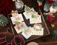 THIỆP IN CHỦ ĐỀ GIÁNG SINH DỄ THƯƠNG VÀ ĐẦY MÀU SẮC T.CRAFT HOUSE (KHÔNG BAO GỒM BAO THƯ)- MẪU 1