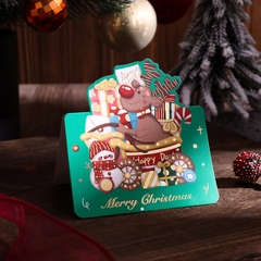 COMBO NGẪU NHIÊN 10 THIỆP IN MINI CHỦ ĐỀ GIÁNG SINH DỄ THƯƠNG VÀ ĐẦY MÀU SẮC T.CRAFT HOUSE - MẪU 5