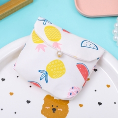 TÚI VẢI MINI NÚT GÀI DỄ THƯƠNG ĐỰNG MỸ PHẨM, ĐỒ DÙNG CÁ NHÂN TIỆN LỢI T.CRAFT HOUSE
