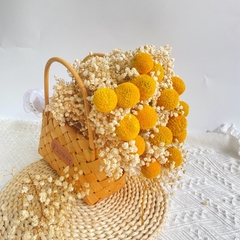 ĐẦU HOA CÚC NÚT ÁO KHÔ LOẠI 1 TRANG TRÍ NẾN/THIỆP/CRAFTBOOK HANDMADE T.CRAFT HOUSE