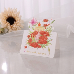 THIỆP IN MINI HOẠ TIẾT HOA CÙNG THÔNG ĐIỆP Ý NGHĨA T.CRAFT HOUSE (KHÔNG BAO GỒM BAO THƯ)