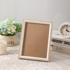 KHUNG ẢNH GỖ VIỀN TRẮNG MẶT MICA LÀM TRANH DECOR TRANG TRÍ ĐỂ BÀN T.CRAFT HOUSE-NVLG