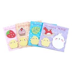 COMBO GIẤY NOTE STICKY MOLANG POINT SIÊU DỄ THƯƠNG CUTE HỘT ME T-CRAFT ^^