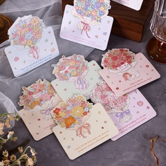 COMBO NGẪU NHIÊN 10 THIỆP IN MINI CHỦ ĐỀ HOA PHONG CÁCH VINTAGE CÙNG THÔNG ĐIỆP Ý NGHĨA T.CRAFT HOUSE (KHÔNG GỒM BAO THƯ) - MẪU 2