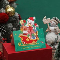 THIỆP IN MINI CHỦ ĐỀ GIÁNG SINH DỄ THƯƠNG VÀ ĐẦY MÀU SẮC T.CRAFT HOUSE - MẪU 3