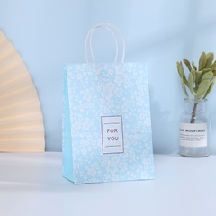 TÚI GIẤY ĐỰNG QUÀ TẶNG HÀN QUỐC HỌA TIẾT BÔNG HOA XINH XẮN “FOR YOU” T.CRAFT HOUSE