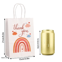 TÚI GIẤY QUÀ TẶNG CHỦ ĐỀ CẦU VỒNG XINH XẮN T.CRAFT HOUSE