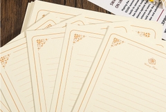 GIẤY VIẾT THƯ CÓ DÒNG KẺ 100GSM PHONG CÁCH VINTAGE T.CRAFT HOUSE