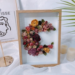 KHUNG HỘP GỖ MẶT THUỶ TINH 21x29.7x3cm LÀM TRANH TRANG TRÍ ĐỂ BÀN T.CRAFT HOUSE-NVLG