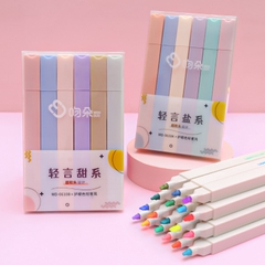 BÚT HIGHLIGHT DẠ QUANG ĐÁNH DẤU TRANG TRÍ MÀU PASTEL T.CRAFT HOUSE