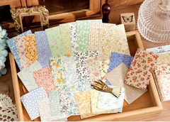 SET 60 TẤM GIẤY NỀN TIME COLLECTION TRANG TRÍ SỔ, TẬP SÁCH, NOTEBOOK T-CRAFT ^^