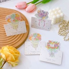 THIỆP IN MINI DỄ THƯƠNG CHỦ ĐỀ THANK YOU T.CRAFT HOUSE (KHÔNG GỒM BAO THƯ)