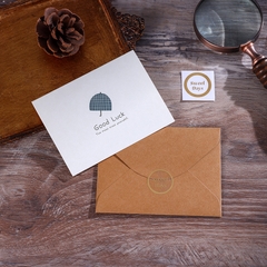 COMBO THIỆP IN VÀ BAO THƯ KRAFT VINTAGE CÙNG THÔNG ĐIỆP Ý NGHĨA T.CRAFT HOUSE 2