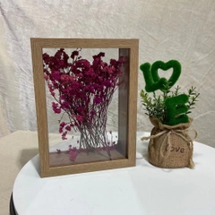 KHUNG HỘP GỖ 3D MẶT MICA LÀM TRANH TRANG TRÍ ĐỂ BÀN T.CRAFT HOUSE-NVLG